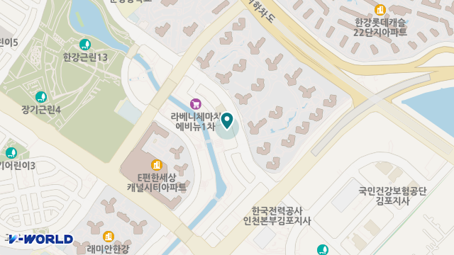 김포모아방문요양센터 위치 지도