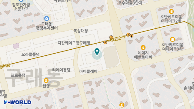 동행노인주간돌봄센터 위치 지도
