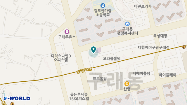 김포 바른의료기 복지용구 위치 지도