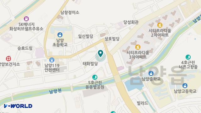 남양튼튼데이케어센터 위치 지도