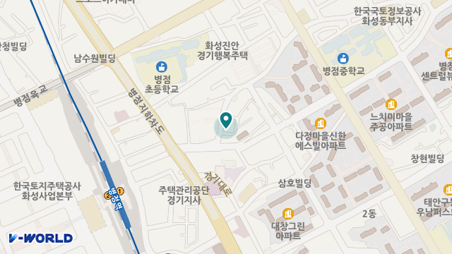 화성병점노인복지센터 위치 지도
