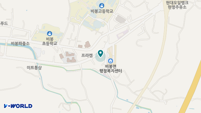 비봉재가복지센터 위치 지도