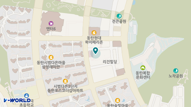 동탄행복주간보호센터 위치 지도