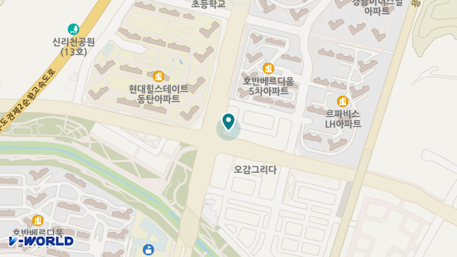 동탄동행주야간보호센터 위치 지도