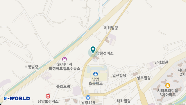 화성나눔재가복지센터 위치 지도