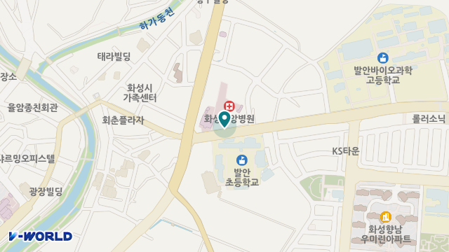 향남의료기 위치 지도