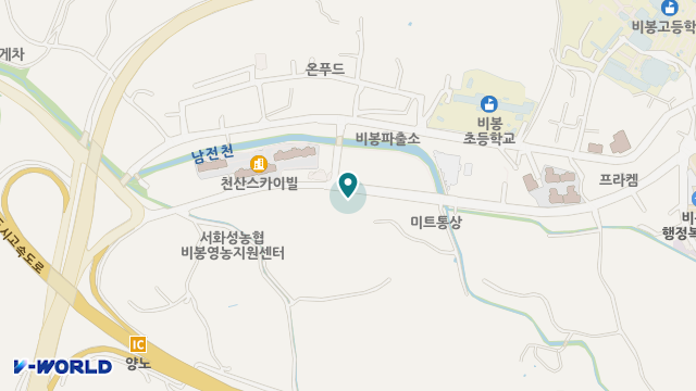 비봉푸른재가복지센터 위치 지도