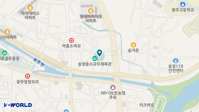 광주으뜸재가복지센터 위치 지도