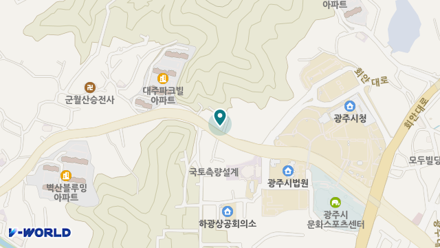 광주돌봄주야간보호센터 위치 지도