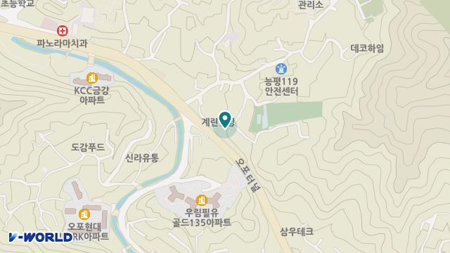 건강한데이케어 위치 지도