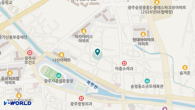 광주가온방문요양센터 위치 지도