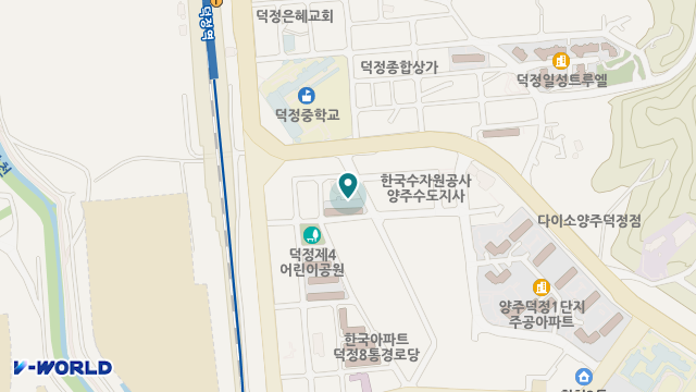 양주다사랑복지센터 위치 지도