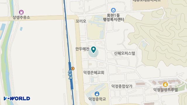 행복마을복지센터 위치 지도