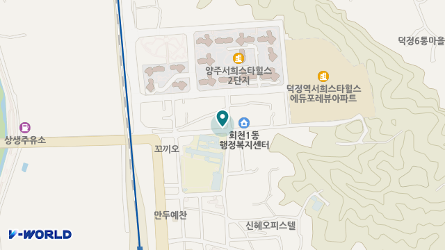 양주행복재가복지센터 위치 지도