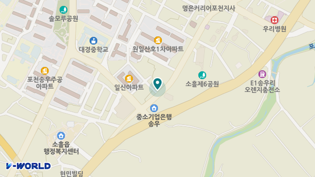 영화재가노인복지센터 위치 지도