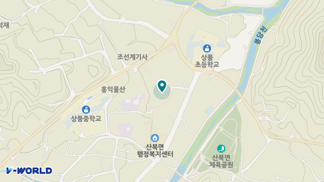 산북노인주간보호센터 위치 지도