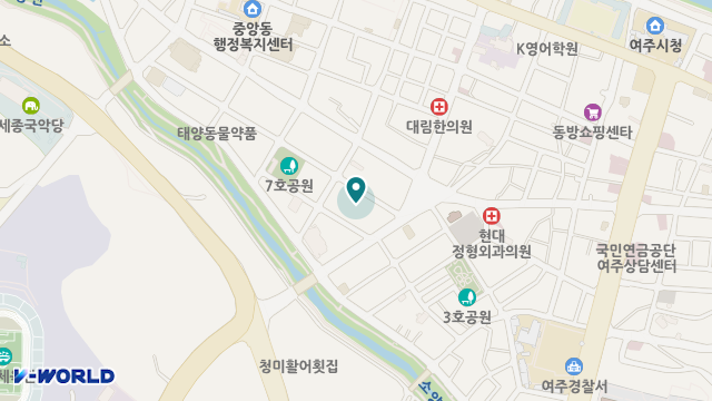 여주중앙노인주간보호센터 위치 지도