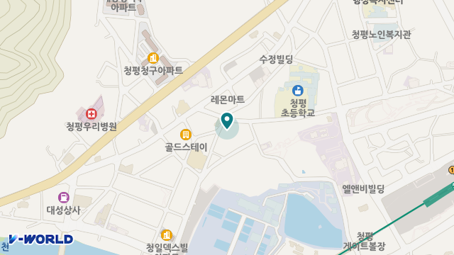 행복재가복지센터 위치 지도