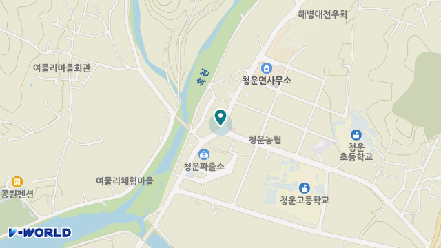 청운재가복지센터 위치 지도