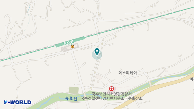 국수돌봄 재가복지센터 위치 지도