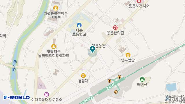 용문새마을금고 복지센터 위치 지도