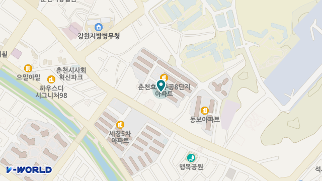 춘천효자종합사회복지관부설춘천효자노인복지센터 위치 지도