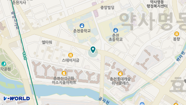 봄내재가요양복지센터 위치 지도