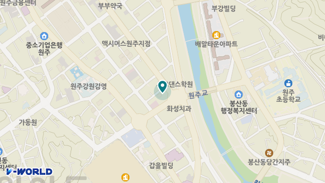 상지종합복지센터 위치 지도