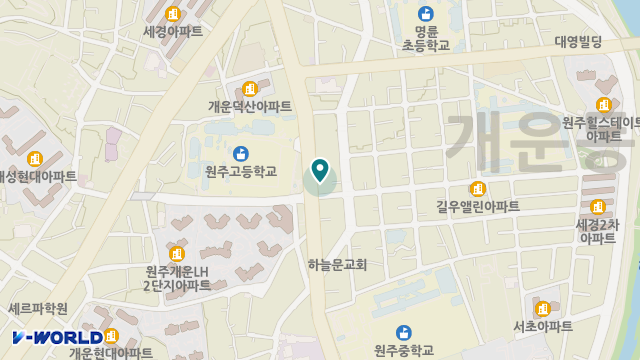 원주방문요양재가센터 위치 지도