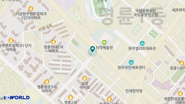 원주방문요양어르신재가센터 위치 지도