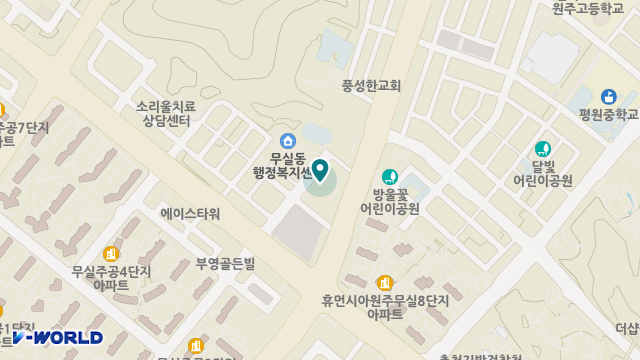 아리아케어 재가방문요양 원주 남부센터 위치 지도