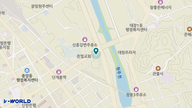 원주효노인재가복지센터 위치 지도