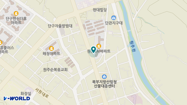 가람재가복지센터 위치 지도