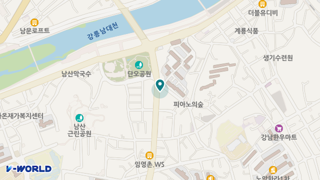 들국화재가복지센터2 위치 지도