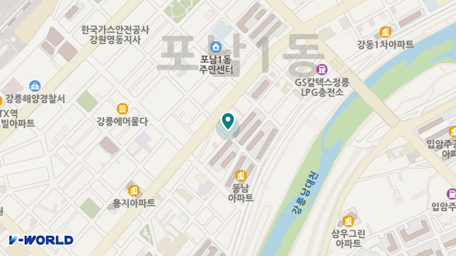 효자손재가복지센터 위치 지도