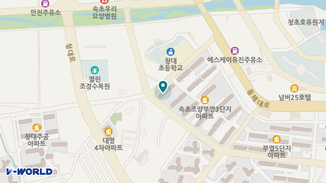 행복재가방문요양센타 위치 지도