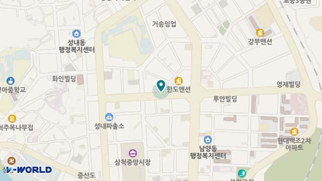 가가호호방문간호센터 위치 지도