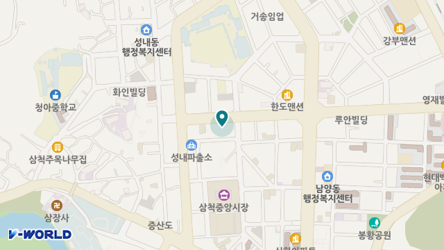 다사랑재가노인복지센터 위치 지도