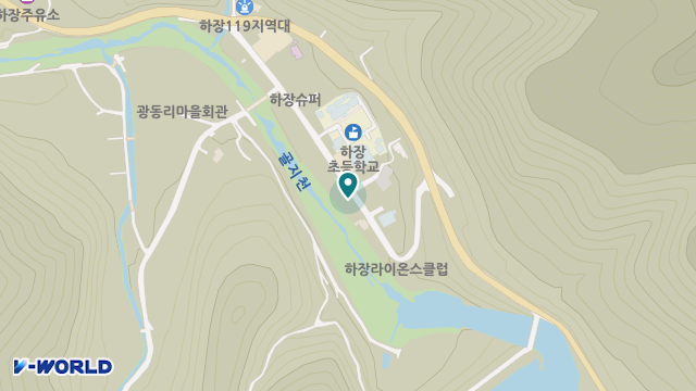 하장 재가복지센터 위치 지도