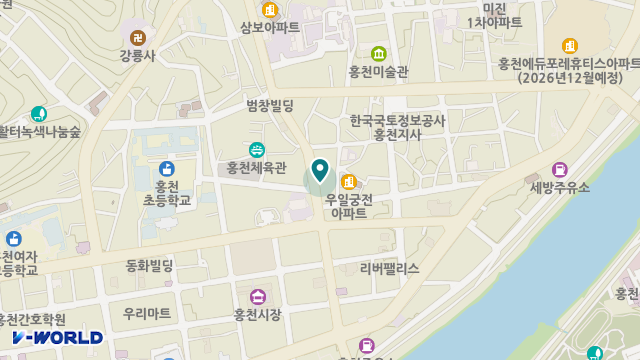 정다운 복지센터 위치 지도