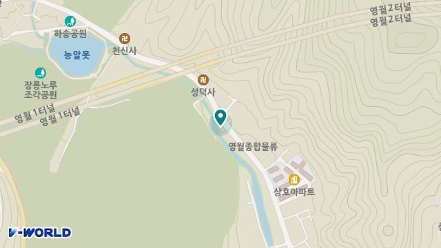 영월돌봄사회서비스센터 위치 지도