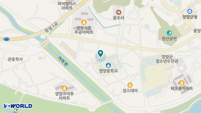 현산소규모요양원 위치 지도