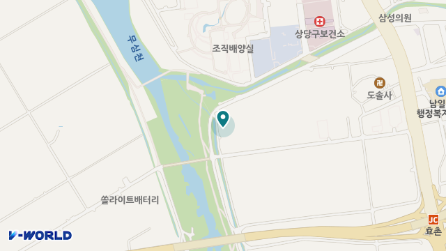 백세노인복지센터 위치 지도