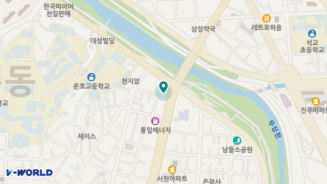 사라노인재가복지센터 위치 지도