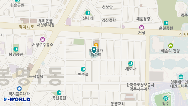 홈널스통합재가센터 위치 지도