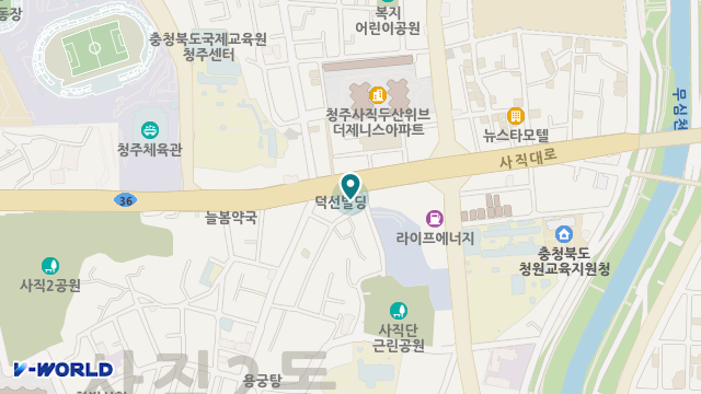 100세동안재가장기요양기관(청주점) 위치 지도