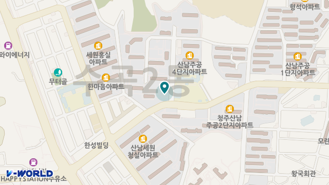 청주사랑재가복지센터 위치 지도