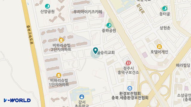 백합주야간보호센터 위치 지도