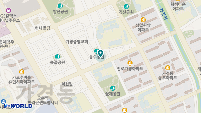 효평화재가복지센터 위치 지도