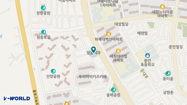 미소재활노인주간보호센터 위치 지도